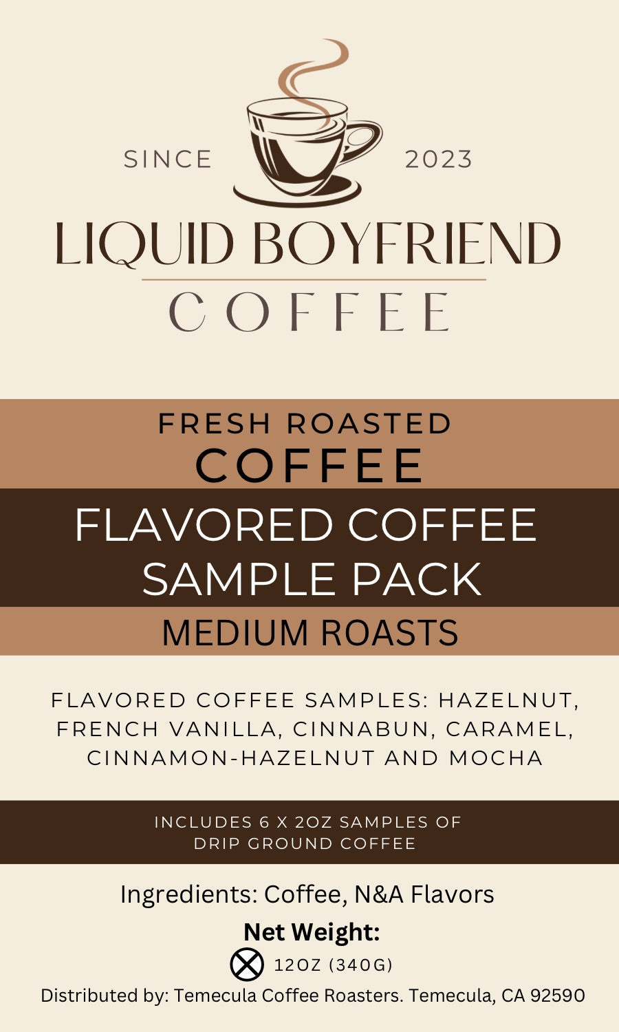 Flavored Coffee Sample Pack